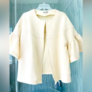 See and Be Seen cream colored cardigan